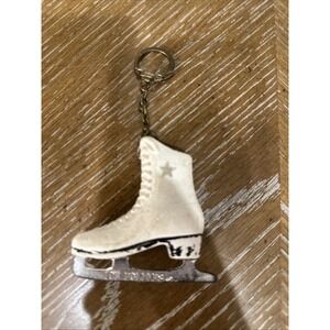 ice follies ice‎ skate key chain vintage